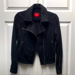 Black moto jacket